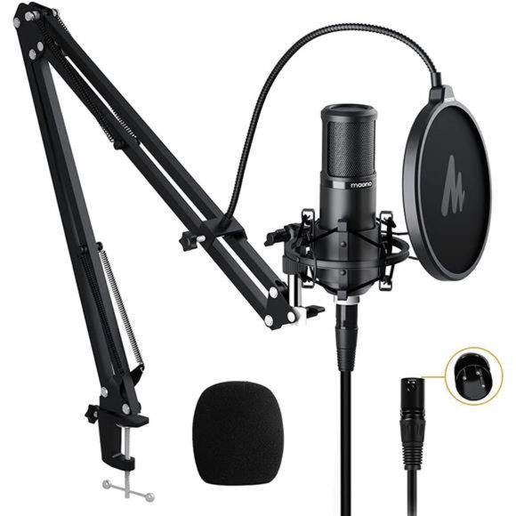 XLR Condenser Microphone Professional Cardioid Studio Recording Mic